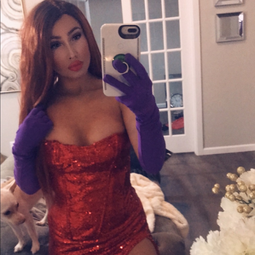 Jessica Rabbit Costume and Wig